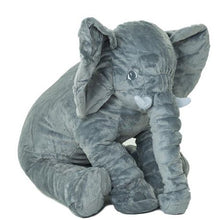 Load image into Gallery viewer, Elephant Long Plush Pillow - Grey
