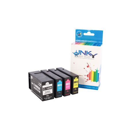 Generic Canon 1400XL Set - Black, Cyan, Magenta & Yellow