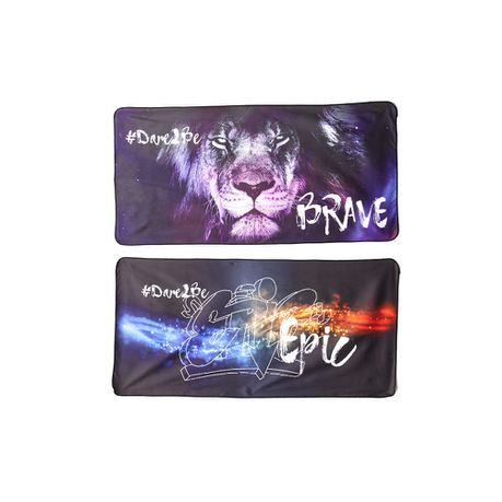 Dare To Be Epic Cosmic Lion & Collison Towel Set Buy Online in Zimbabwe thedailysale.shop