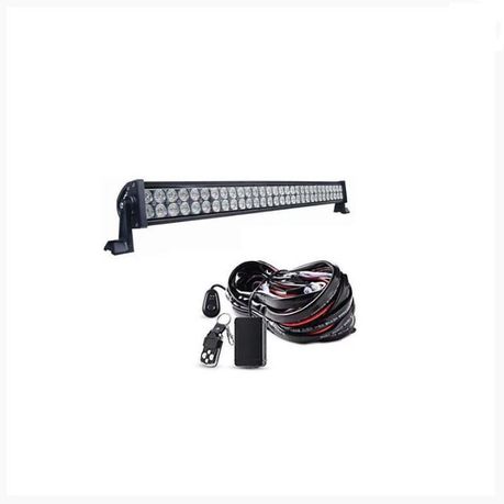 180w Off Road 4X4 Mount On Spot Light Bar & Harness with Remote