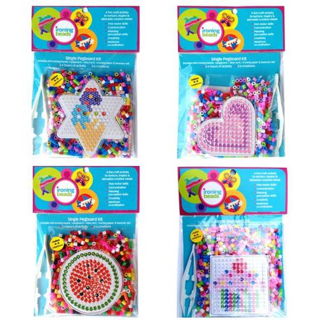 JKA - Yummy Treats - Quad Combo Kit - Iron On Bead Craft Toy