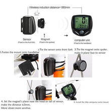 Load image into Gallery viewer, Wireless Waterproof Bicycle Speedometer
