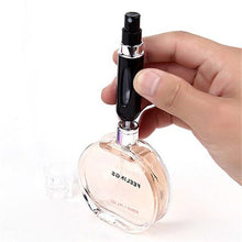 Load image into Gallery viewer, Potion Pixie 5ml Refillable Mini Perfume Spray Bottle - Black
