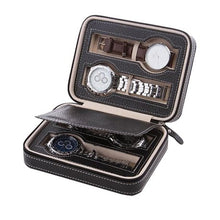 Load image into Gallery viewer, Portable Travel Watch Storage Organizer - 4 Slot
