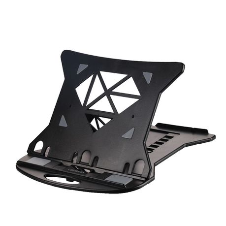 Portable Rotary Notebook Cooling Stand - Black