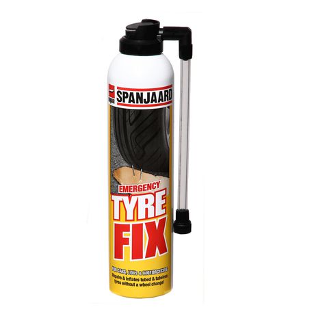 SPANJAARD Tyre Fix Emergency Tyre Inflator Spray 340ml