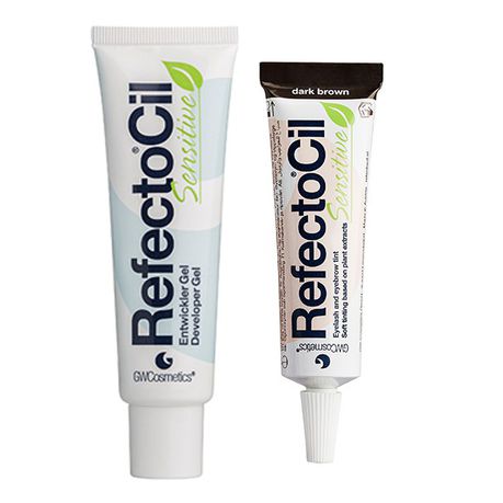 RefectoCil Sensitive Eyelash & Eyebrow Tint Combo Pack - Dark Brown Buy Online in Zimbabwe thedailysale.shop