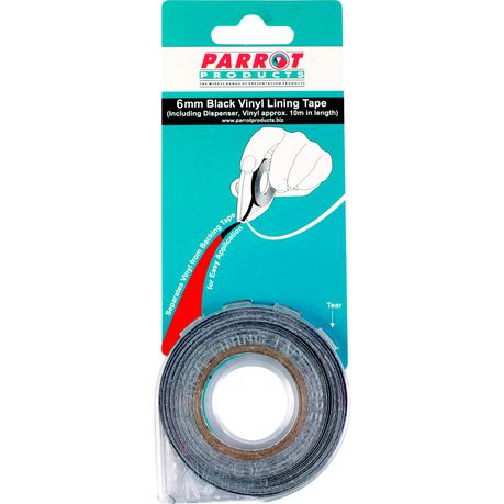 Parrot Products Vinyl Lining Tape (10 Meters - 6mm - Red)