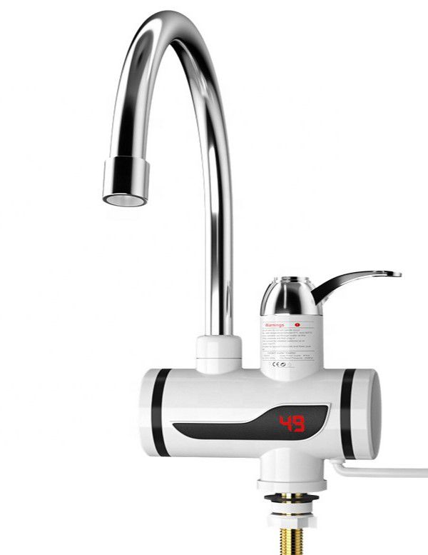 Instant Hot Water Bathroom & Kitchen Mixer Tap - Electrically Heated