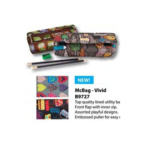 Bantex McBag Vivd Pencil Bag - Assorted