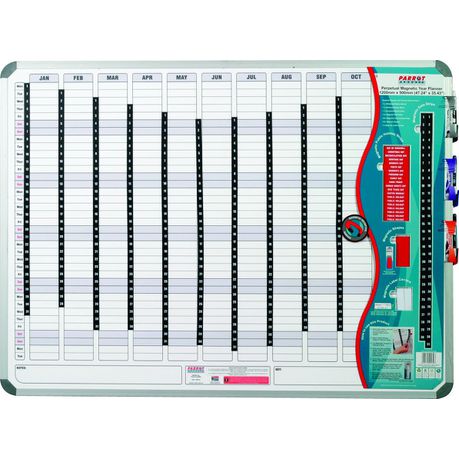 Parrot Perpetual Year Planner - 1200mm x 900mm