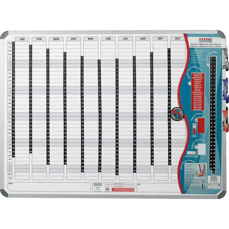 Parrot Perpetual Year Planner - 1500mm x 1200mm