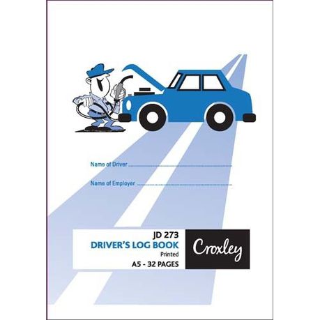 Croxley JD273 32 Page Driver's Log Book (Pack of 20) Buy Online in Zimbabwe thedailysale.shop