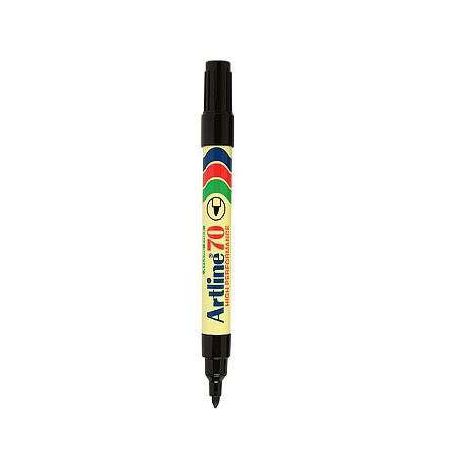 Artline EK70 Permanent Marker Bullet - Black (Box of 12) Buy Online in Zimbabwe thedailysale.shop