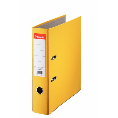 Esselte Lever Arch Polypropylene A4 70mm File - Yellow Buy Online in Zimbabwe thedailysale.shop