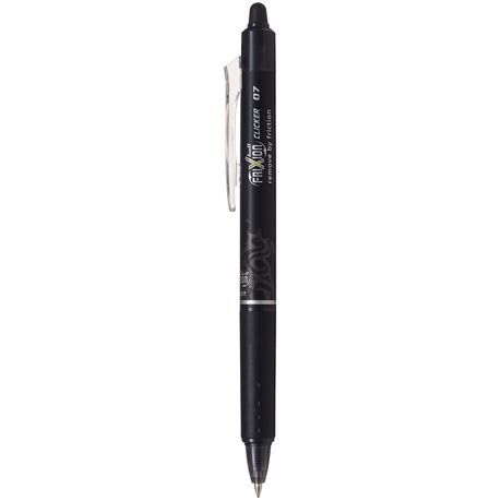 Pilot Frixion Ball Clicker 0.7mm Erasable Pen - Black Buy Online in Zimbabwe thedailysale.shop