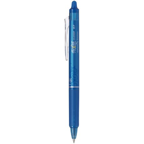 Pilot Frixion Ball Clicker 0.7mm Erasable Pen - Light Blue Buy Online in Zimbabwe thedailysale.shop