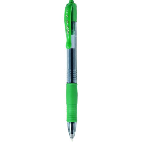 Pilot G-2 0.7 Gel Retractable Pen - Green Buy Online in Zimbabwe thedailysale.shop