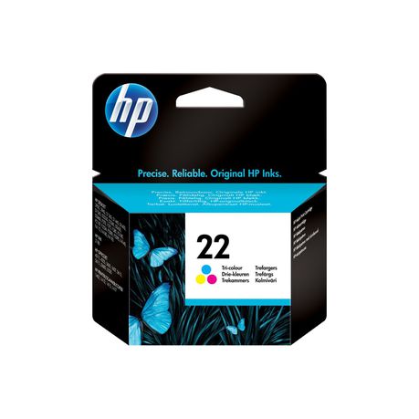 HP 22 TRI-COLOUR INK CARTRIDGE