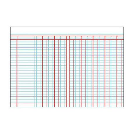 Croxley JD6014 Analysis A4 Book - 14 Cash Columns on 2 Pages