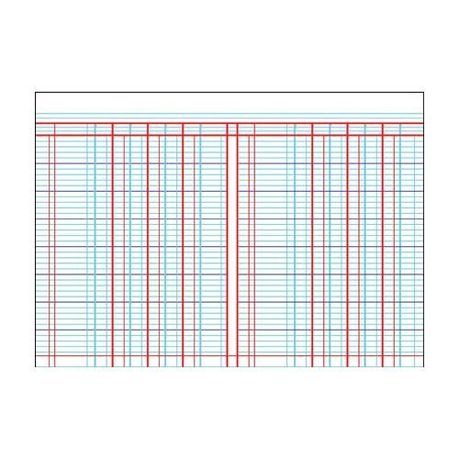 Croxley JD6071 Analysis A4 Book - 7 Cash Column on 1 Page