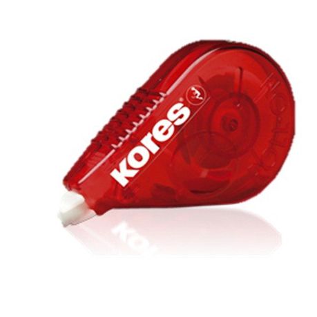 Kores Roll On Dry Correction Tape Red Barrel (8.5m x 4.2mm)