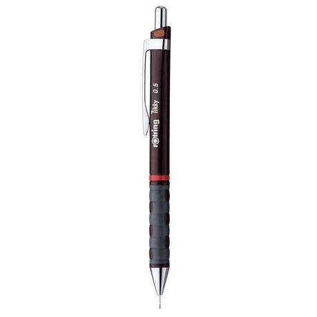 rOtring Tikky Professional Mechnical Pencil - 0,50mm Burgundy Barrel