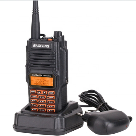 Keypad IP67 Waterproof Ham Mobile Two Way Radio Handheld Walkie Talkie