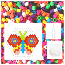 Load image into Gallery viewer, JKA - Cupcake &amp; Butterfly - Double Combo Kit - Iron On Bead Craft Toy
