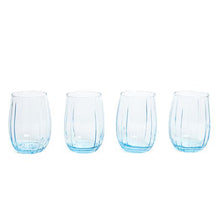 Load image into Gallery viewer, George &amp; Mason - 350ml Blue Whisky Tumbler - Set of 4
