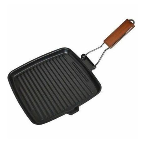 Grill Pan with Rosewood Handle-Non Stick Buy Online in Zimbabwe thedailysale.shop