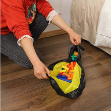 Load image into Gallery viewer, Baby Toy Storage Bag And Kids Play Mat - Yellow
