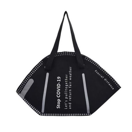 Black Mask Shoulder Bag