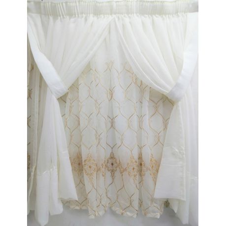 Mr. Curtain - Cream Kitchen Curtain Buy Online in Zimbabwe thedailysale.shop