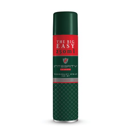 Integrity Classic Deodorant Spay 250ml The Big Easy Buy Online in Zimbabwe thedailysale.shop