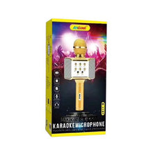 Load image into Gallery viewer, Wireless Portable Bluetooth Karaoke Microphone-Gold
