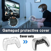 Load image into Gallery viewer, LPS Clear Shell PS5 Controller Protective Crystal Hard Cover Case - Clear
