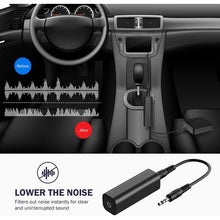 Load image into Gallery viewer, EMPORIUM Ground Loop Isolator for Car Audio / Home Stereo - 3.5mm - Black
