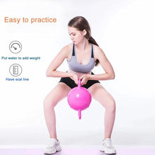 Load image into Gallery viewer, Adjustable Double Handles Water Weight Kettlebell for Yoga Fitness-Pink
