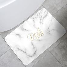 Load image into Gallery viewer, Hard Organic Diatomite Stone Mud Mat Bathroom Printed - Crispy White
