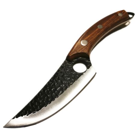 Damascus Knife -27cm Boning Knife Tactical Knife With Leather Scabbard Buy Online in Zimbabwe thedailysale.shop