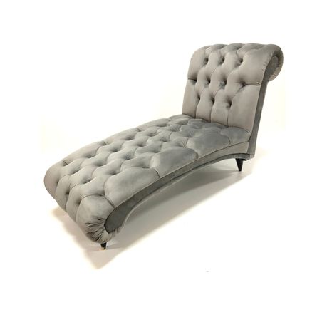 Diyahne - Grey Chaise Lounge Chair