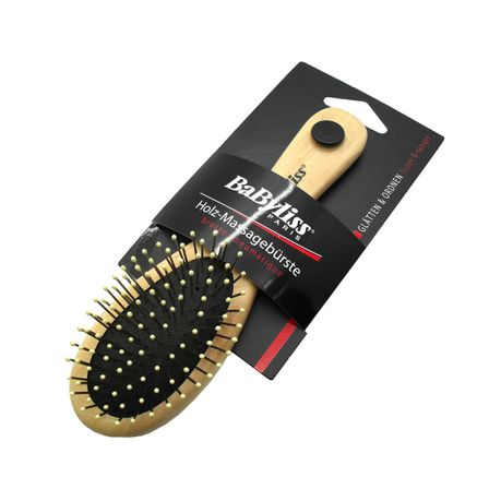 BaByliss Small Brown Wooden Bristle Hair Brush for Children Buy Online in Zimbabwe thedailysale.shop