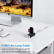 Load image into Gallery viewer, 4 Port USB 3.0 Hub Extension Cable 1.5m
