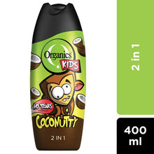 Load image into Gallery viewer, Organics Coconutty 2 in 1 Kids Shampoo 400ml
