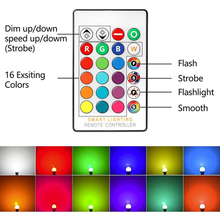 Load image into Gallery viewer, 7W RGBW Remote Control E27 LED Colour Changing Light Bulb
