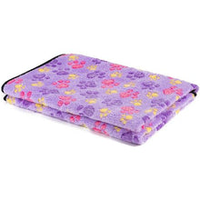 Load image into Gallery viewer, Lightweight Fleece Pet Blanket for Small, Medium Dogs, Puppies &amp; Cats - Purple
