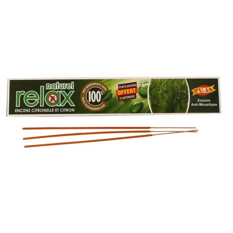 Puja Incense Sticks Mosquito Repellant - Citronella & Lemon - 120 Sticks Buy Online in Zimbabwe thedailysale.shop