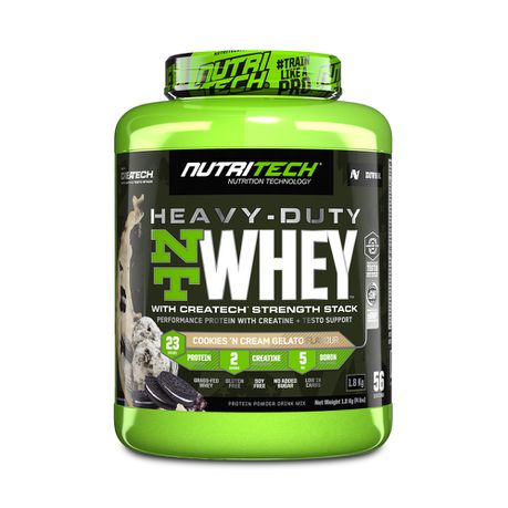 Heavy - Duty NT Whey Cookies 'n Cream Gelato 1.8kg