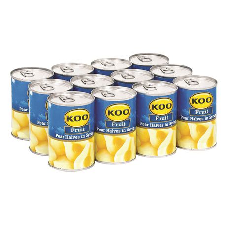 KOO - Pear Halves in Slices 12x410g Buy Online in Zimbabwe thedailysale.shop